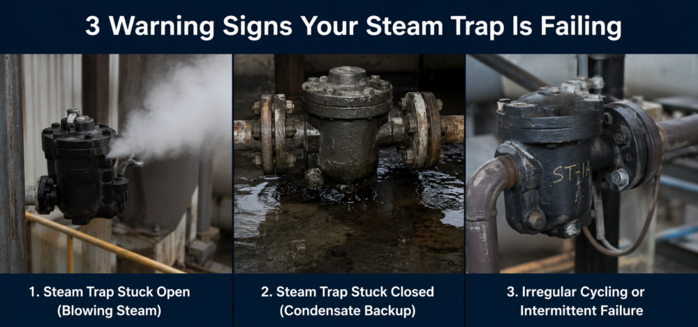 Common Warning Signs: How to Know if a Steam Trap is Failing