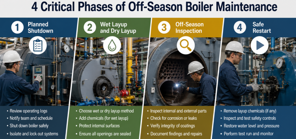 4 Critical Phases of Off-Season Boiler Maintenance