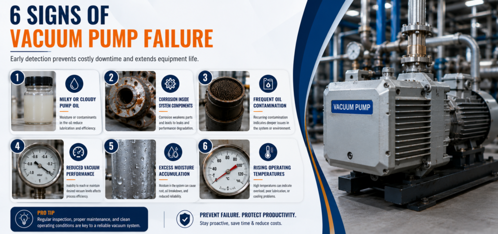 Watch for Warning Signs of Vacuum Pump Failure