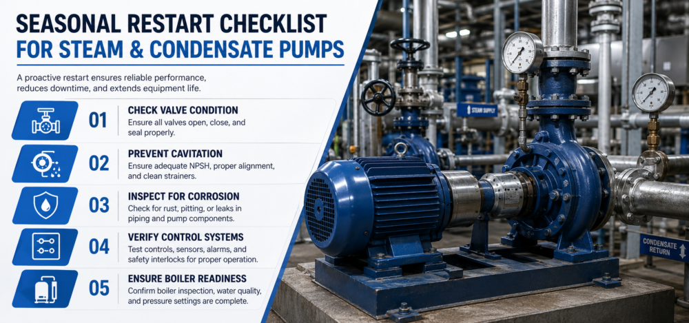 Central Pump Steam and Condensate Systems: High-Stakes Seasonal Restart