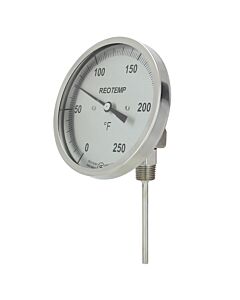 REOTEMP Adjustable Angle Bimetal Dial Thermometer