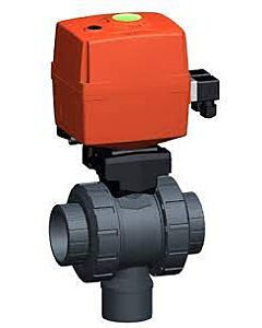 GF Ball Valve Type 167-170 with electric actuator